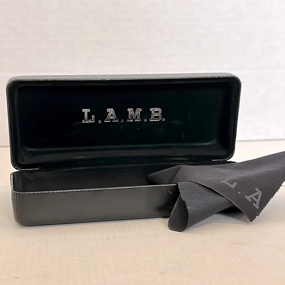 L.A.M.B. Black Glasses Case NWOT